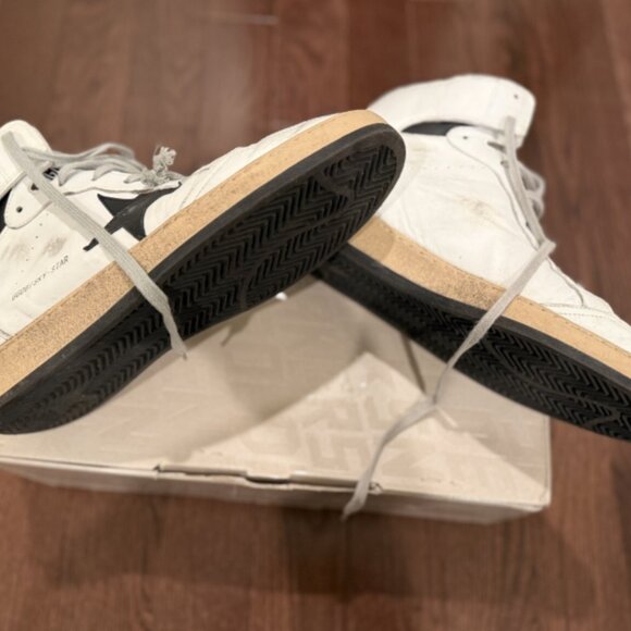 AMAZING LIMITED EDITION VINTAGE GOLDEN GOOSE MEN'S SKY-STAR WHITE SIZE 12 - Picture 3 of 7
